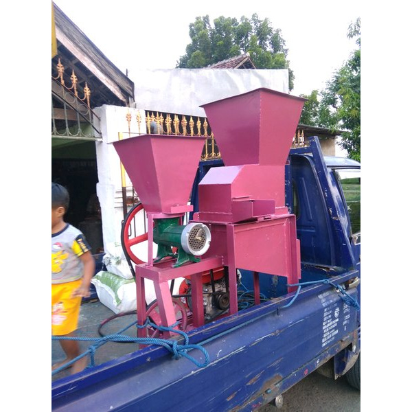 Jual mesin Chopper kombinasi mesin cetak pelet pakan ternak tanpa ...