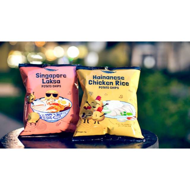 Jual Hainanese Chicken Rice & Singapore Laksa Potato Chips Shopee