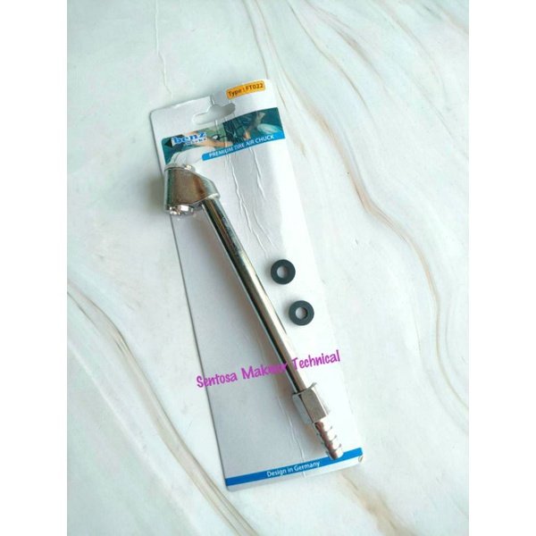 Jual BENZ Tire Chuck Panjang Isi Pengisi Angin Dual Head Model Nepel Neple Shopee Indonesia