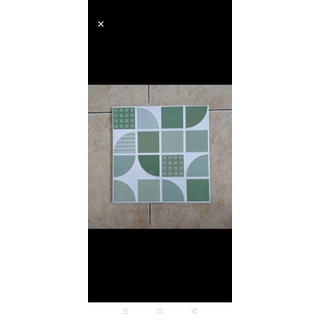 Jual keramik lantai 25x25 UNO Aria Green (WAJIB BACA DESKRIPSI