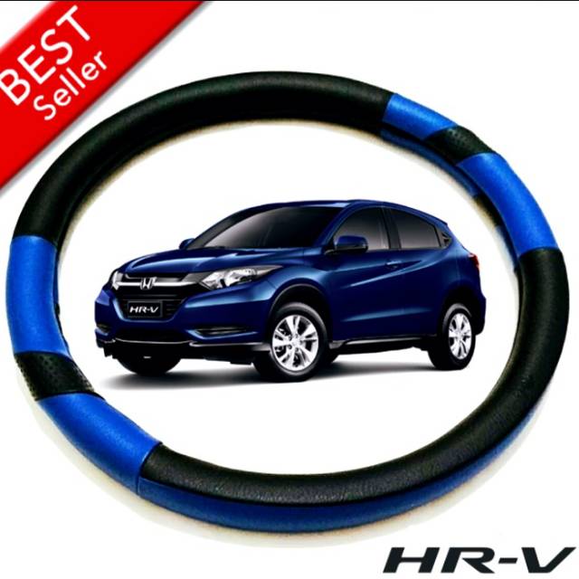 Jual Cover stir Sarung setir pelindung ster Seter Biru mobil Honda HR-V ...