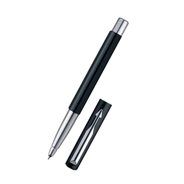 thumbnail image 2 of TERZETTI CORKY Cork Body Ballpoint Pen With Black Ink - Metal, Velvet Pouch Included 2 of 3
