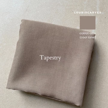 Louriscarves Paris Premium (Paris Voal) Jahit Tepi 110x110
