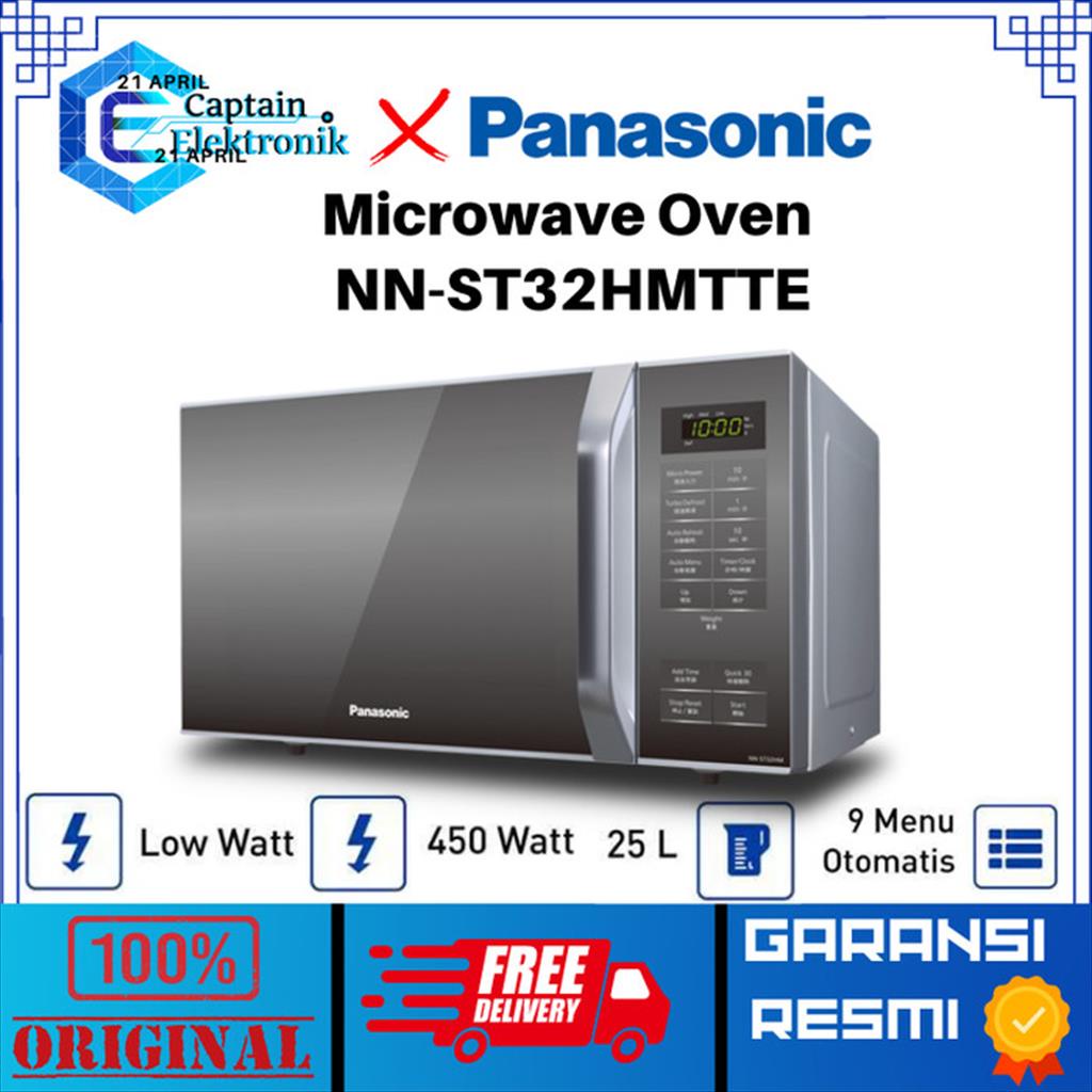 Jual Panasonic Microwave LOW WATT 25 Liter 450Watt NNST32HMTTE