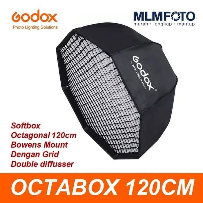 thumbnail image 2 of Godox 120cm Octagon Softbox With Grid & Honeycomb – Bowens Mount For Speedlite/Flash 2 of 6