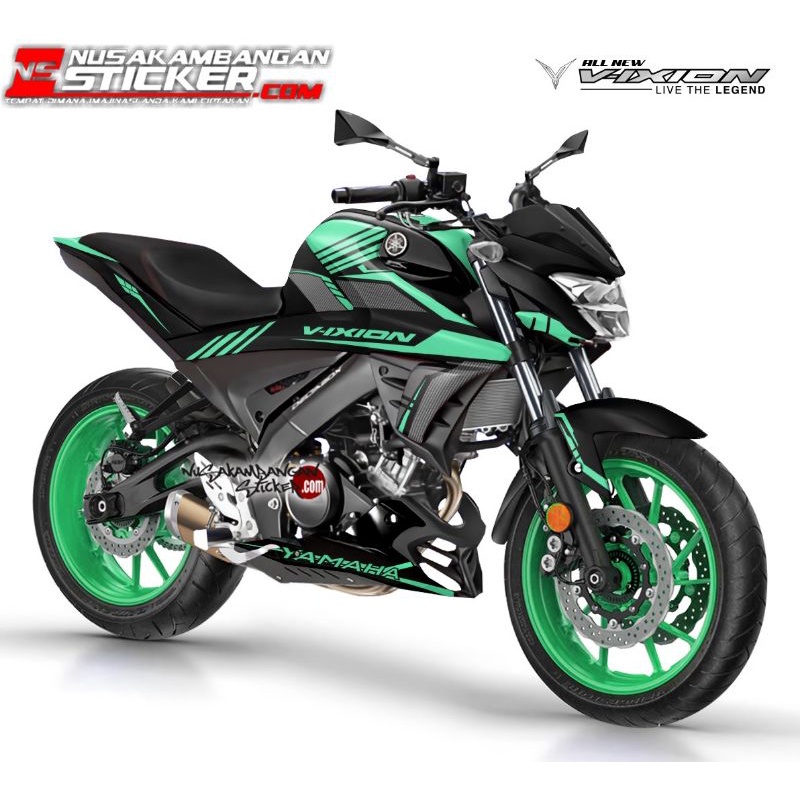 Jual Decal Stiker Motor Yamaha Vixion All New Full Body Desain Model ...