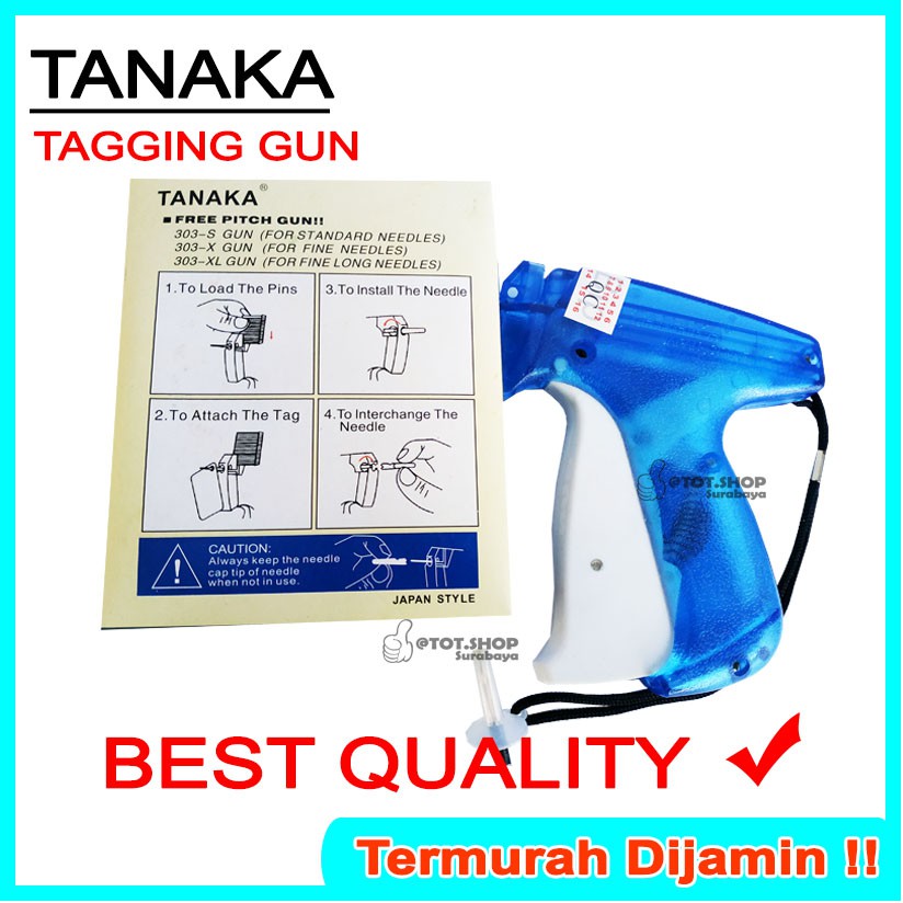 Jual TANAKA TAG GUN ALAT TEMBAK PEMASANG LABEL BANDROL HARGA HANG TAG ...