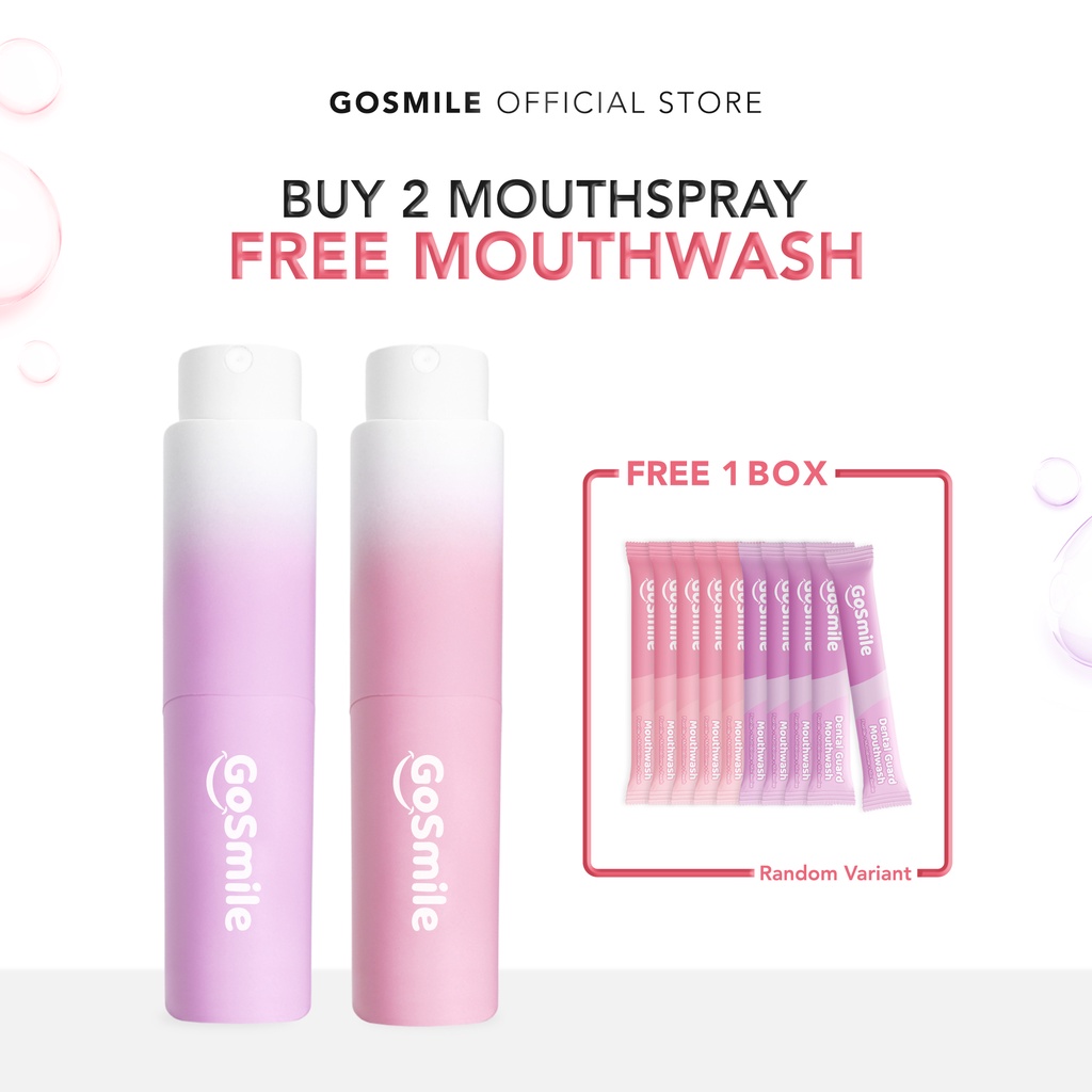 Jual BUNDLE BUY 2 Go Smile Bad Breath Go Away Mouthspray GET FREE