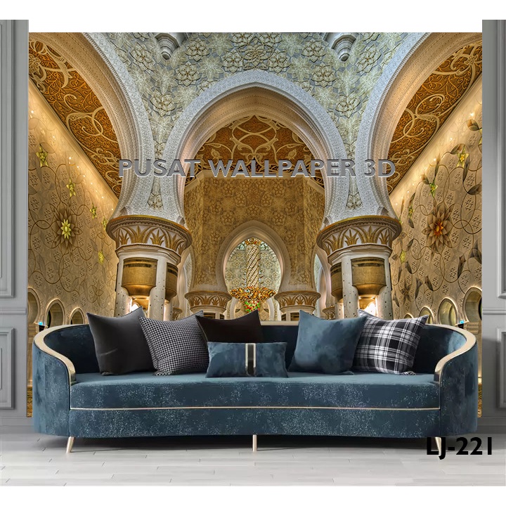 Jual Cetak Wallpaper Custom 3d Wallpaper Dinding Mushola Kabah