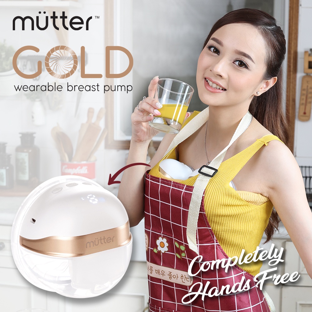 Jual MUTTER GOLD Pompa ASI Elektrik Wearable Handsfree Breast Pump