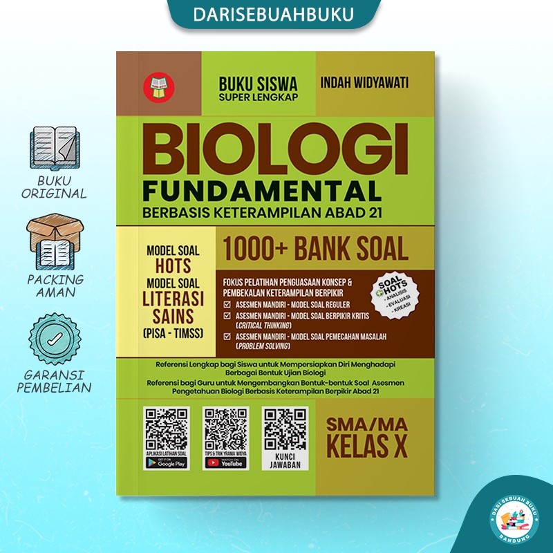 Jual Buku BIOLOGI FUNDAMENTAL Untuk SMA/MA Kelas X - Yrama Widya ...