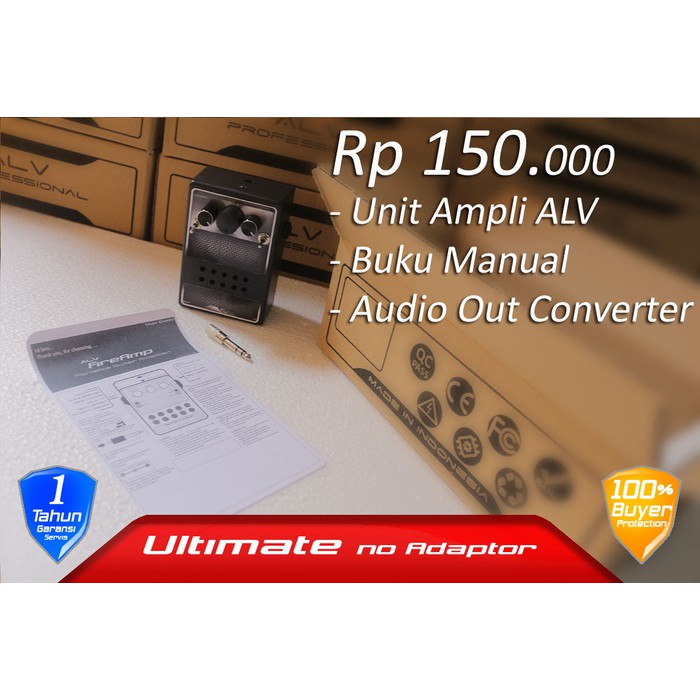 Jual JUAL Ampli Gitar Mini Portable ALV FireAMP EXLUSIVE | Shopee Indonesia
