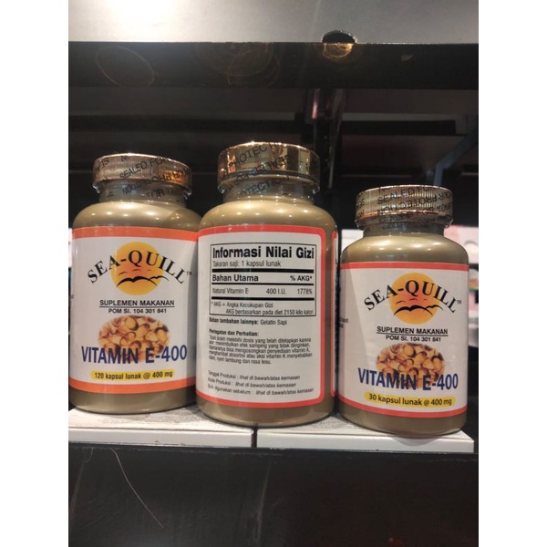 Jual Vitamin E 400 IU (dAlpha Tocopherol Acetate) Shopee Indonesia