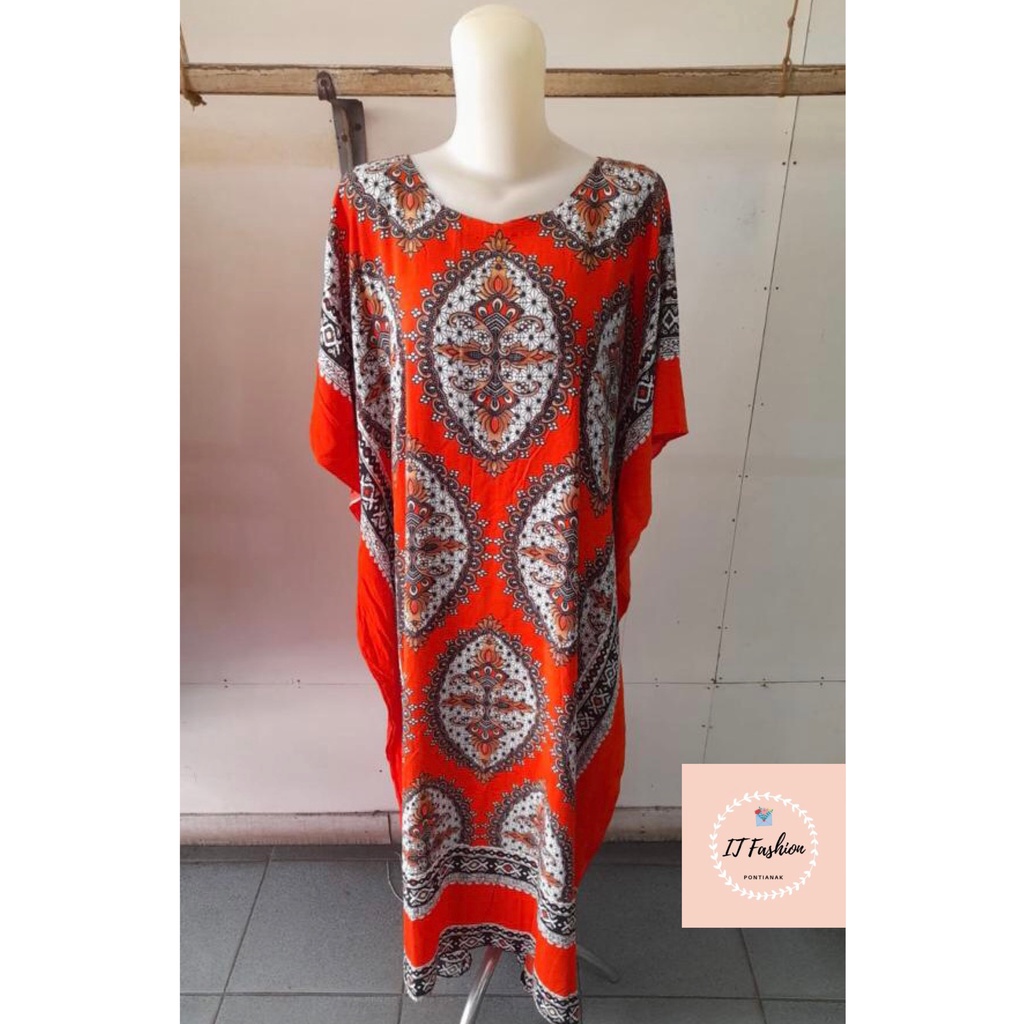 Jual Daster Kalong Batik Kencana Ungu Label Hijau KUH Daster Kelelawar ...