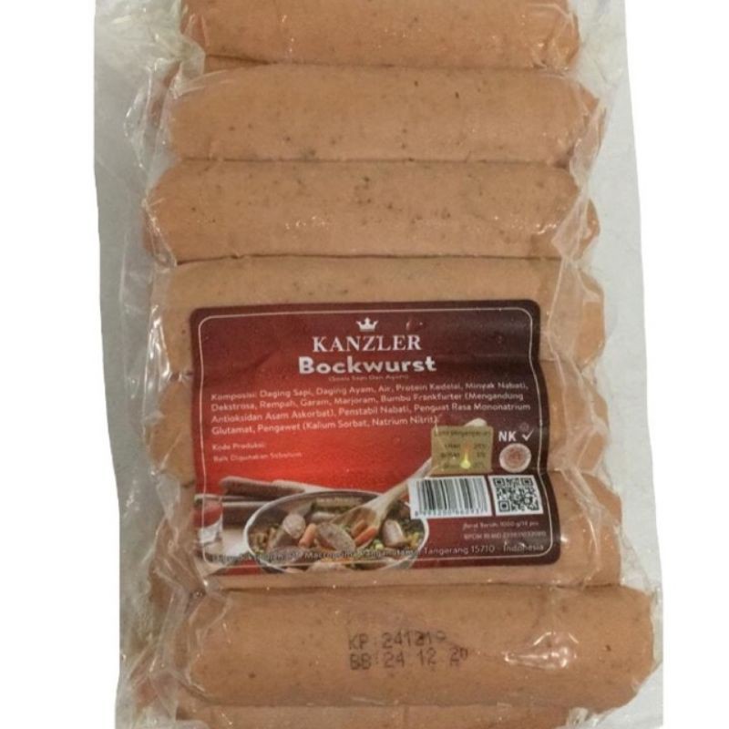 Jual Sosis Kanzler Bockwurst 1kg | Shopee Indonesia