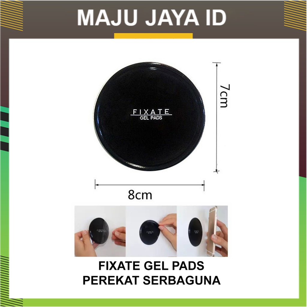 Jual Fixat Gel Pads Sticky Gel Perekat Holder Handphone Round Circle ...