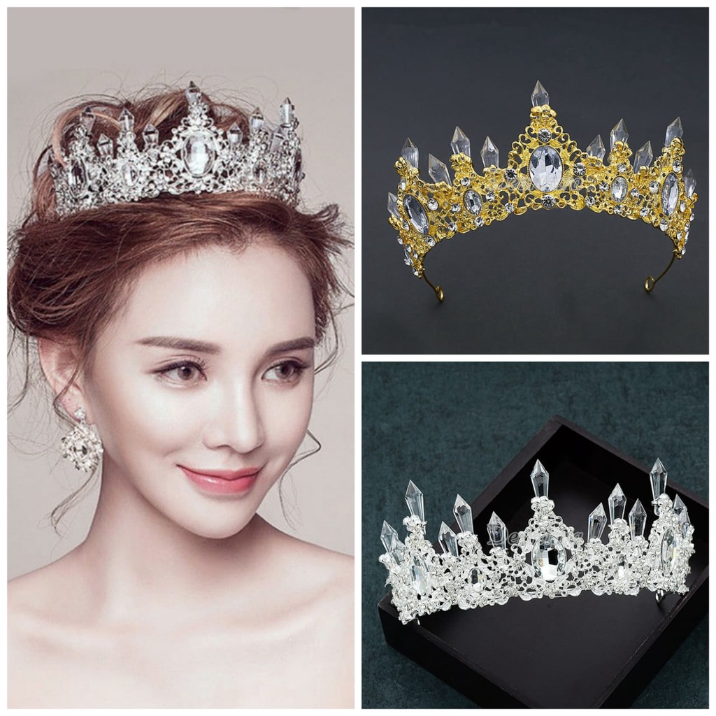 Jual Diamond Light Crown - Mahkota Bridal Colorfull - Mahkota Pengantin ...