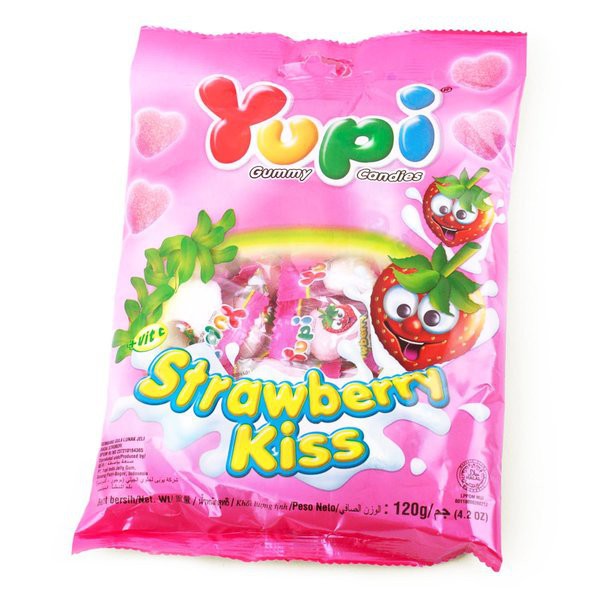 Jual Permen Yupi Strawberry Kiss 120g Shopee Indonesia