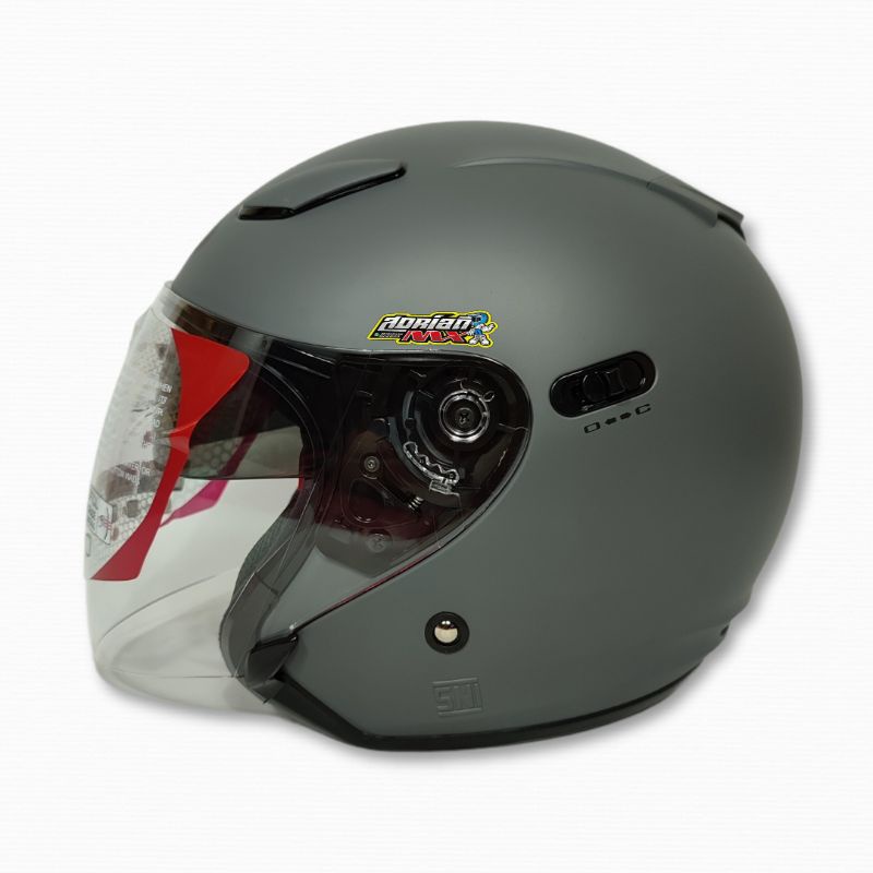 Jual HELM KYT DJ MAXI MATT GORILA GREY ORIGINAL HELM TOURING HELM ...