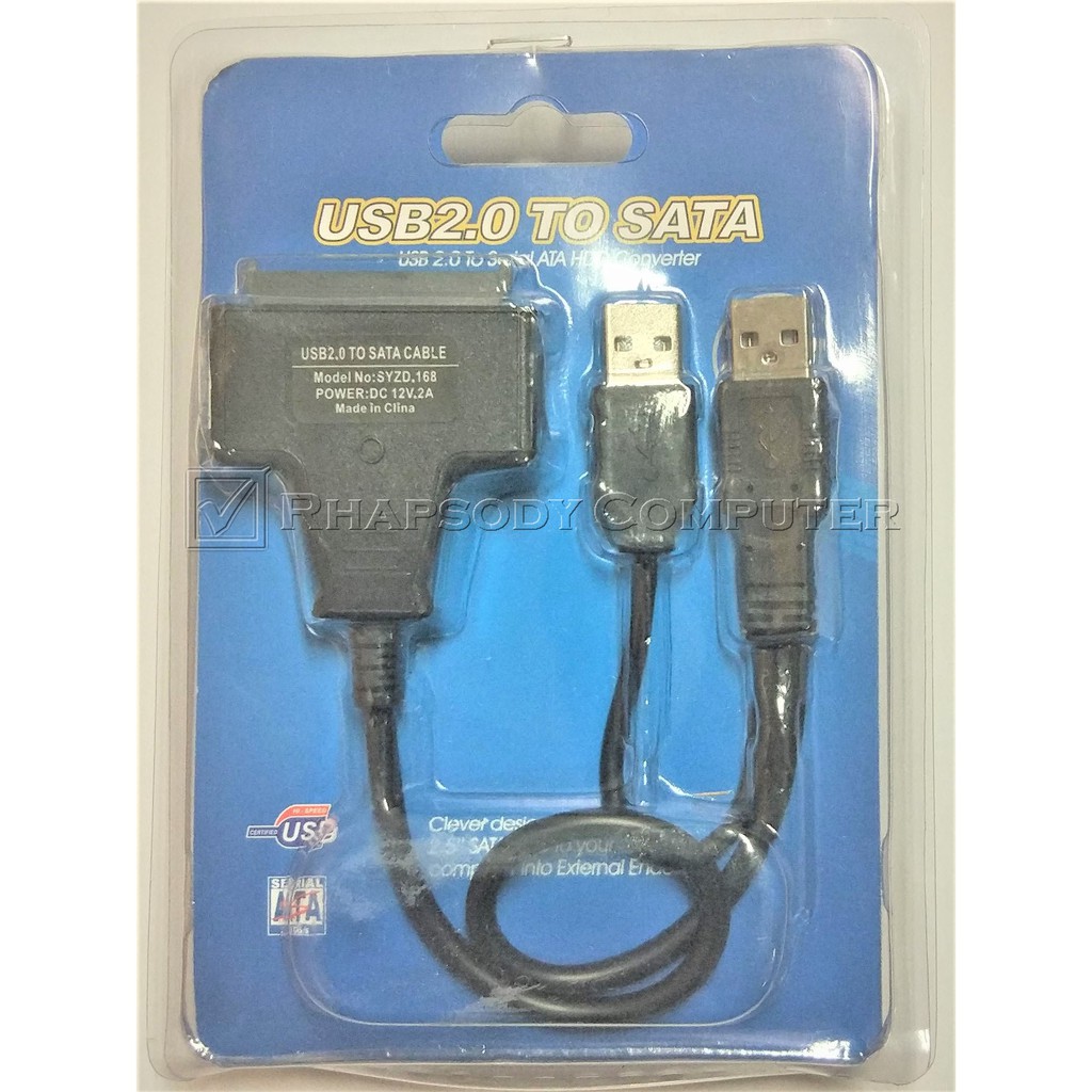 Jual Kabel USB 2.0 to SATA for HDD 2.5