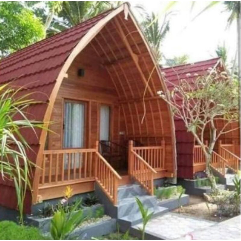 Jual Rumah Kayu Lumbung Minimalis Shopee Indonesia