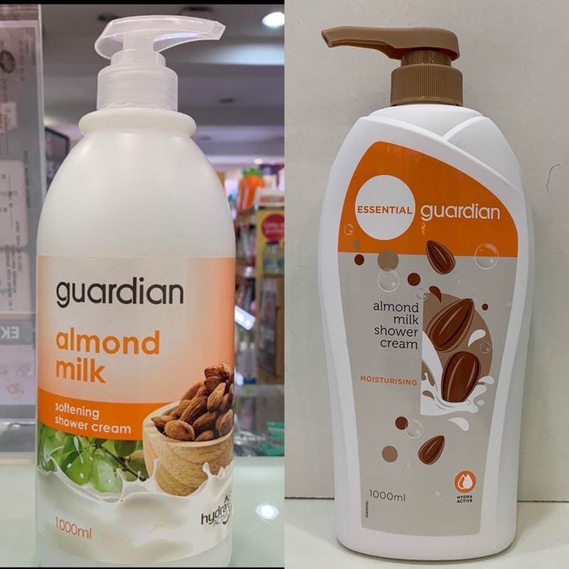 Jual Guardian Almond Milk Softening Shower Cream 1000ml | Shopee Indonesia