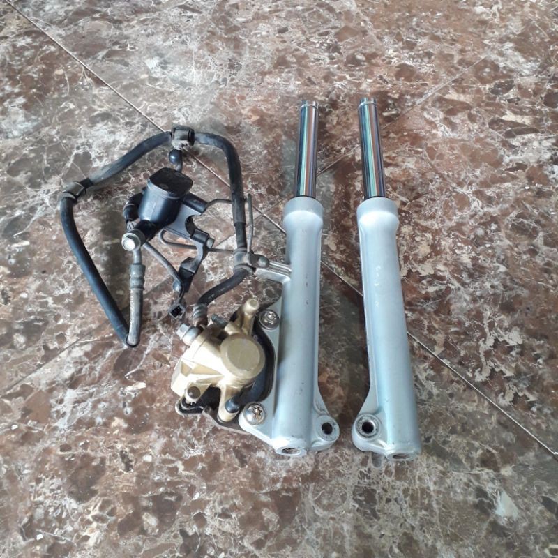 Jual shock depan set rem cakram jupiter z new pnp jupiter z burhan vega