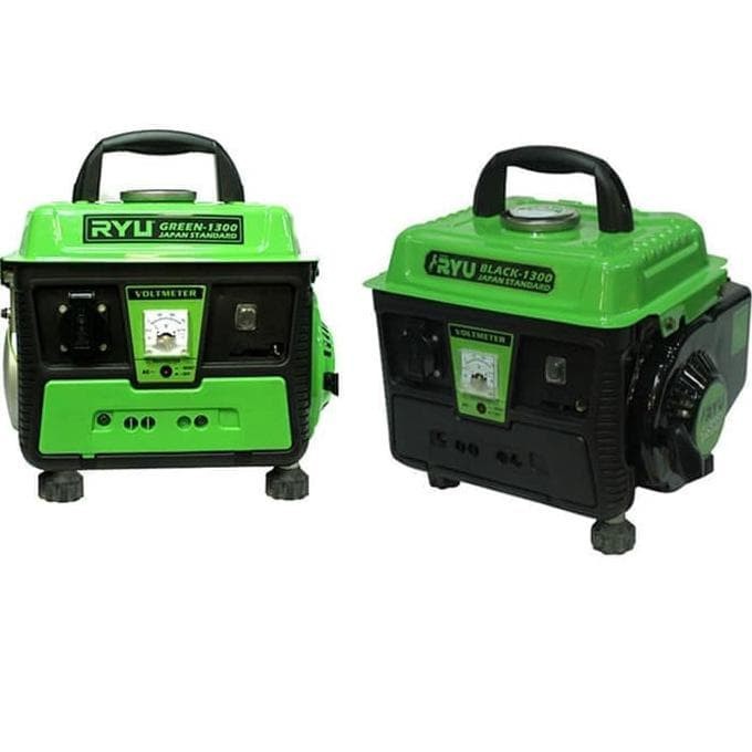 Jual RYU Mesin Genset Bensin 850 Watt - Gasoline Generator Listrik RS ...