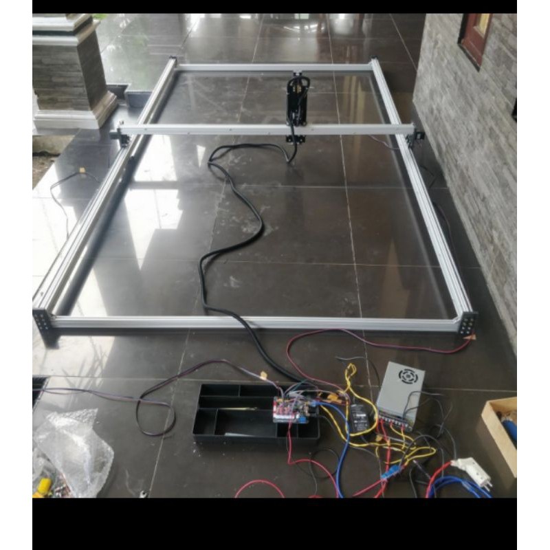 Jual Cnc router frame 120x240 besar mesin cnc luas lengkap tinggal ...