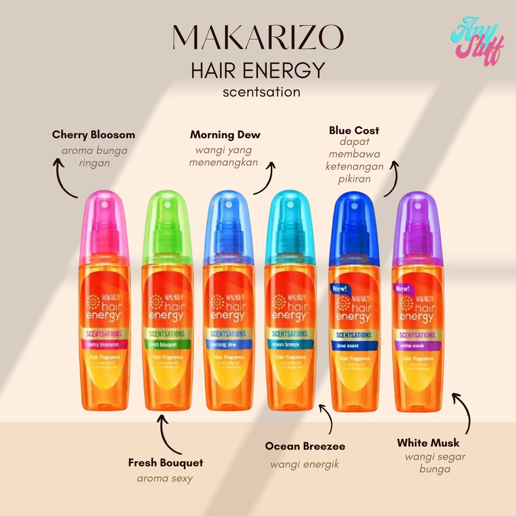 Jual Makarizo Hair Energy Scentsations Hair Fragrance 100ml Parfum Rambut Shopee Indonesia