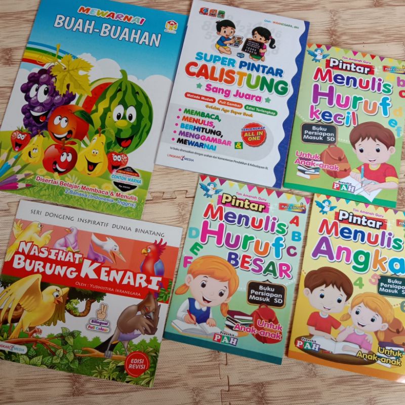 Jual BUKU CALISTUNG PAUD TK BUKU PAKET GENIUS | Shopee Indonesia