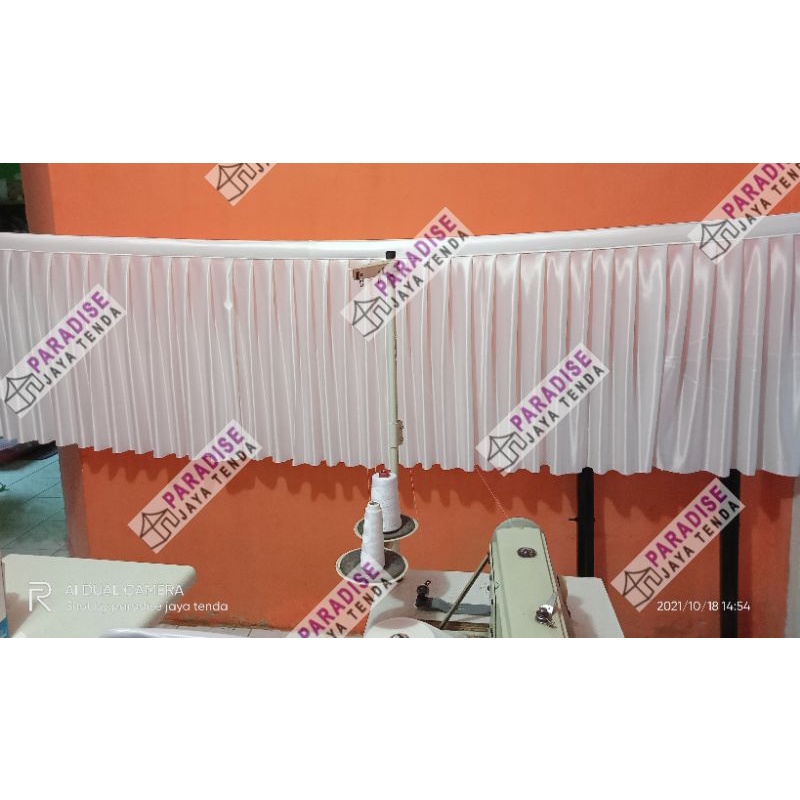 Jual rempel meja/skriting meja polos ukuran T. 76 P. 4meter | Shopee ...