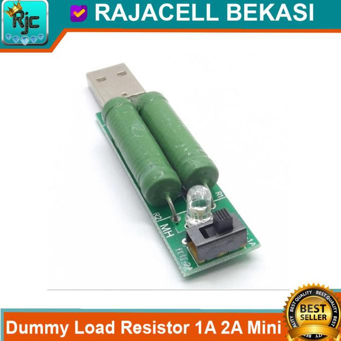 Jual DUMMY LOAD RESISTOR 1A 2A MINI DISCHARGE LOAD USB DOCTOR | Shopee ...