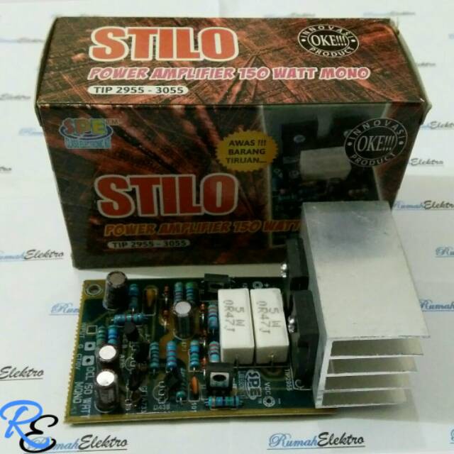 Jual Kit Power Amplifier OCL 150W Mono Plus TR Final Dan Pendingin ...