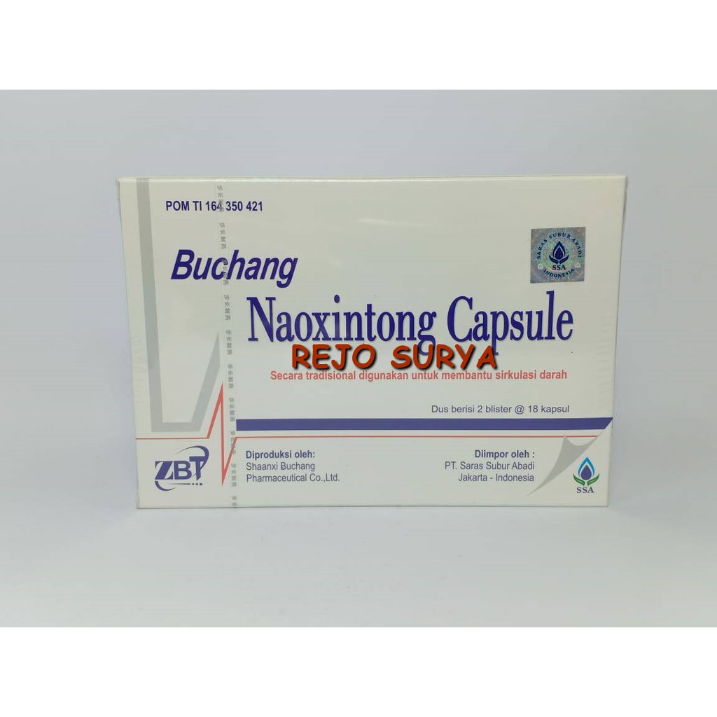 BUCHANG NAOXINGTONG CAPSULE BLISTER OBAT STROKE SIRKULASI DARAH