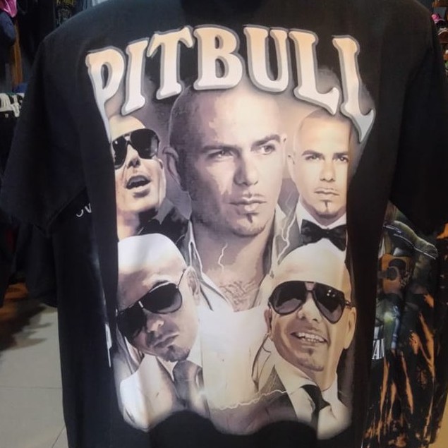 Jual PITBULL RAP TEE | PITBULL HIPHOP UNISEX | Shopee Indonesia