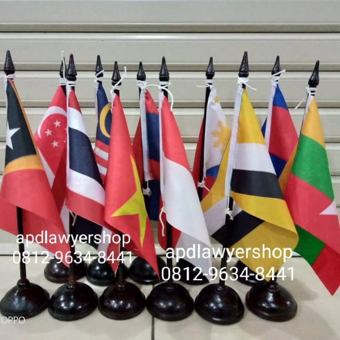 Jual Bayar Ditempat Bendera Meja Negara Dunia Lengkap Semua Negara Ada Plus Tiang Kayu Ok 5656