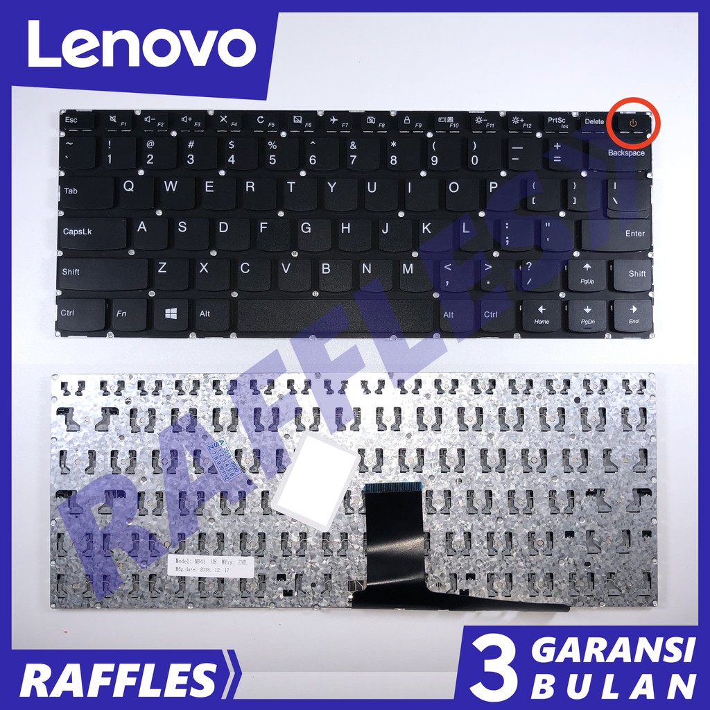 Clavier AZERTY Lenovo Pour IdeaPad 110-14AST / 110-14IBR - Neuf D'origine - Made In France
