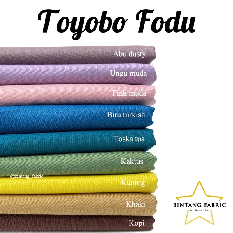 Jual Bahan Kain Kemeja Koko Katun TOYOBO FODU 1 meter Shopee Indonesia