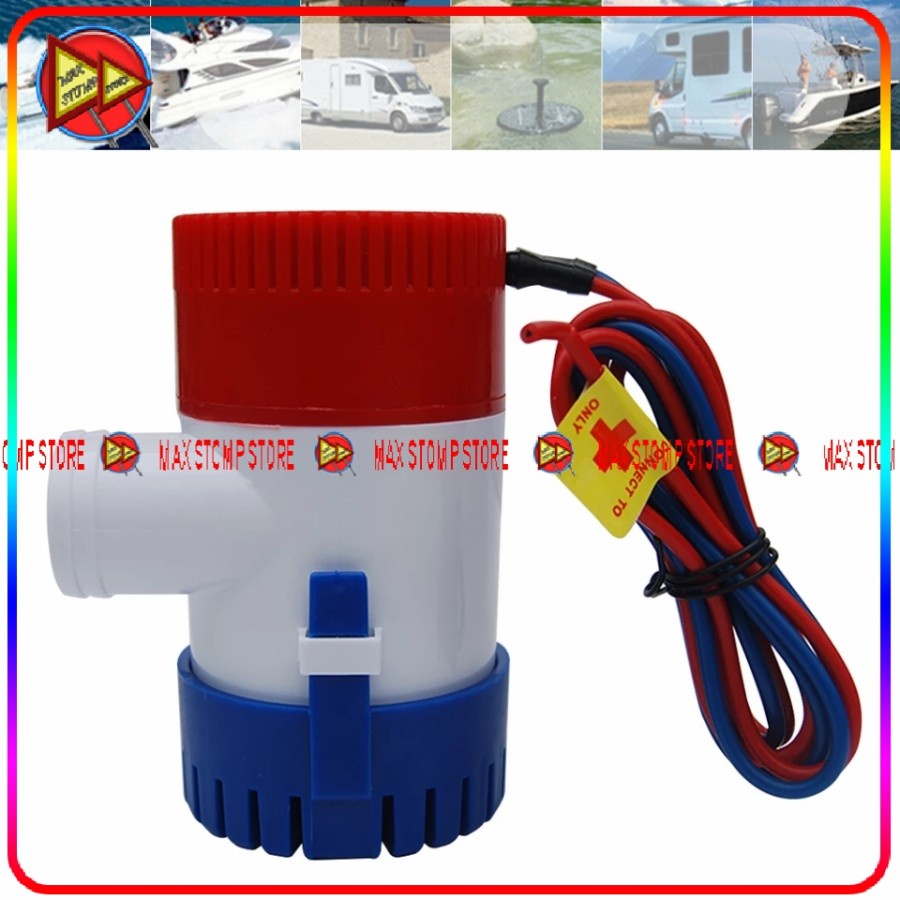 Jual Pompa Air Rendam Celup Bilge Pump 1100GPH 12V Perahu Kapal ...