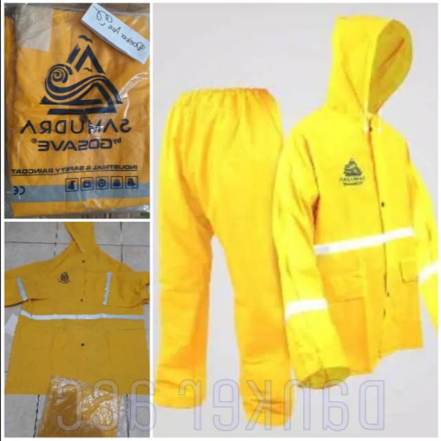 Jual Baju Jas Hujan Safety Proyek Warna Kuning - Samudra Gosave ...