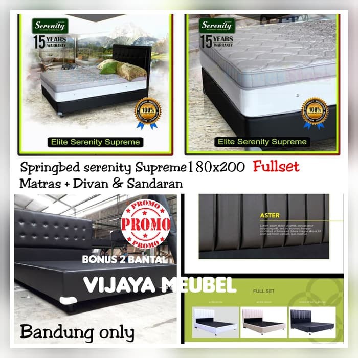 Jual Springbed elite serenity supreme plustop 180x200 Bandung | Shopee ...