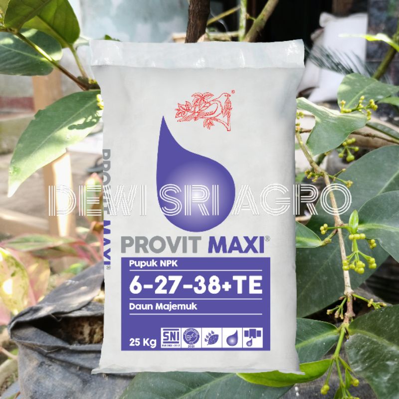 Pupuk NPK Provit Maxi 500 gram Original Meroke Tetap Jaya
