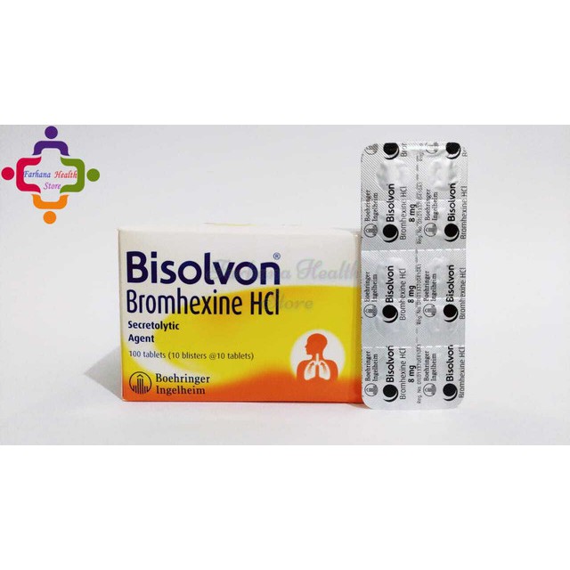 Jual Original Bisolvon 8 mg Tablet / Untuk Batuk Berdahak Dewasa Paten ...