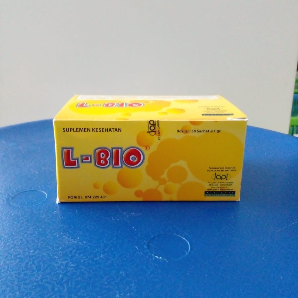 Jual L-Bio Sachet 1 Gr (1 Box = 30 Pcs) | Shopee Indonesia