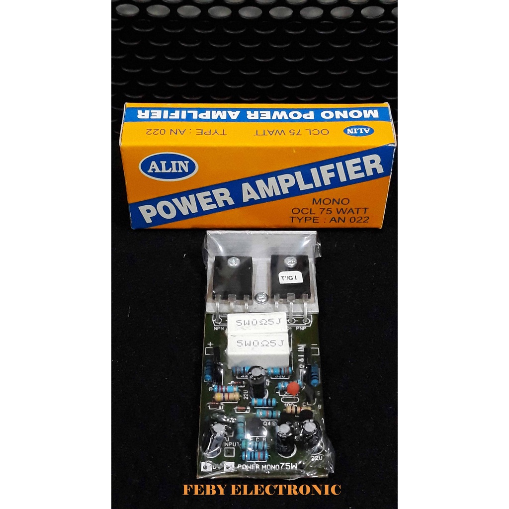 Jual KIT ALIN AN22 POWER OCL MONO 75 WATT | Shopee Indonesia