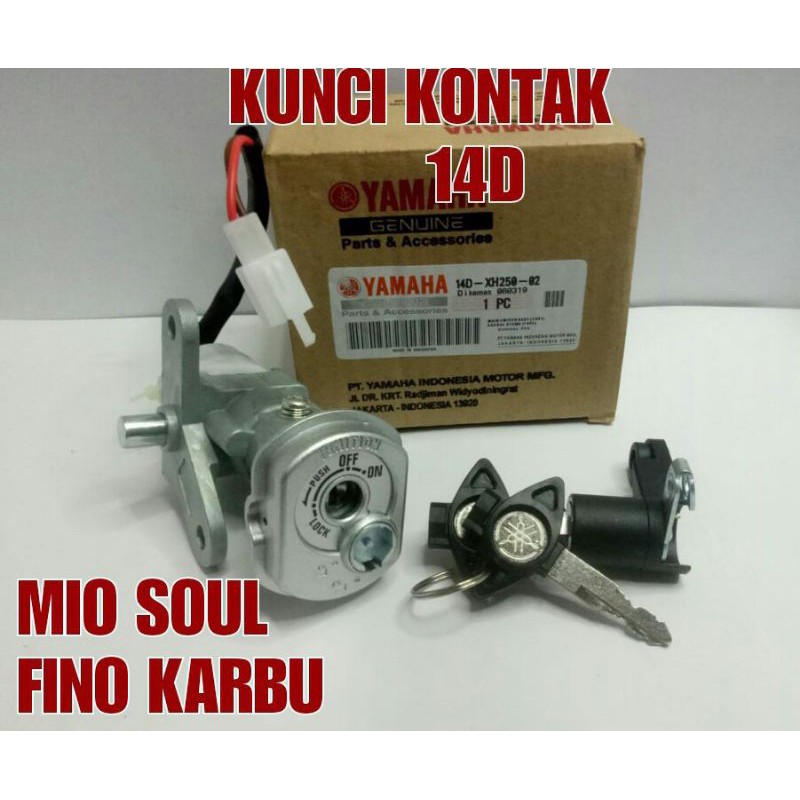 Jual Kunci Kontak Set Mio Soul Fino Carbu Kualitas Original D