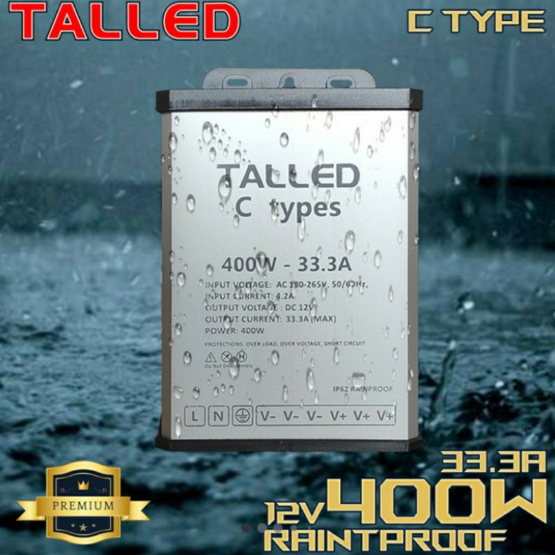 Jual POWER SUPPLY TALLED C TYPES 33.3A 400W DC 12V | Shopee Indonesia