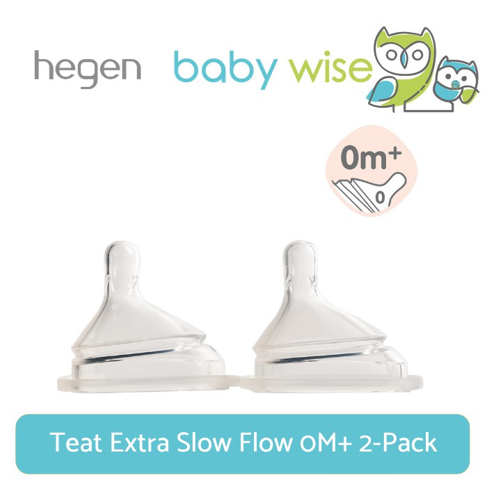 Jual Hegen Teat Extra Slow Flow 0M+ 2-Pack | Shopee Indonesia