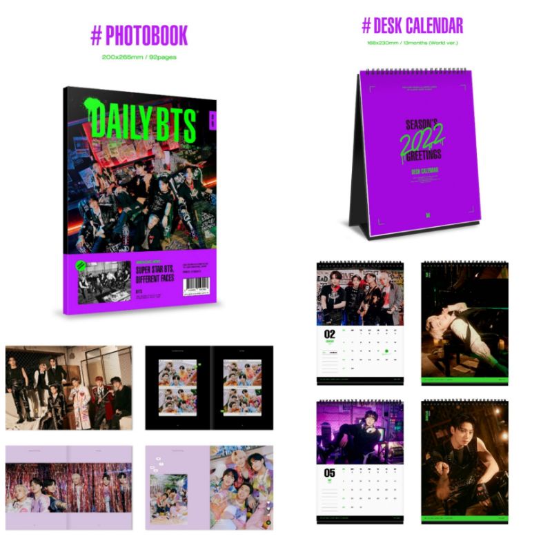 Jual BTS SEASON GREETING 2022 QR CODE + TABLOID POSTER | Shopee Indonesia